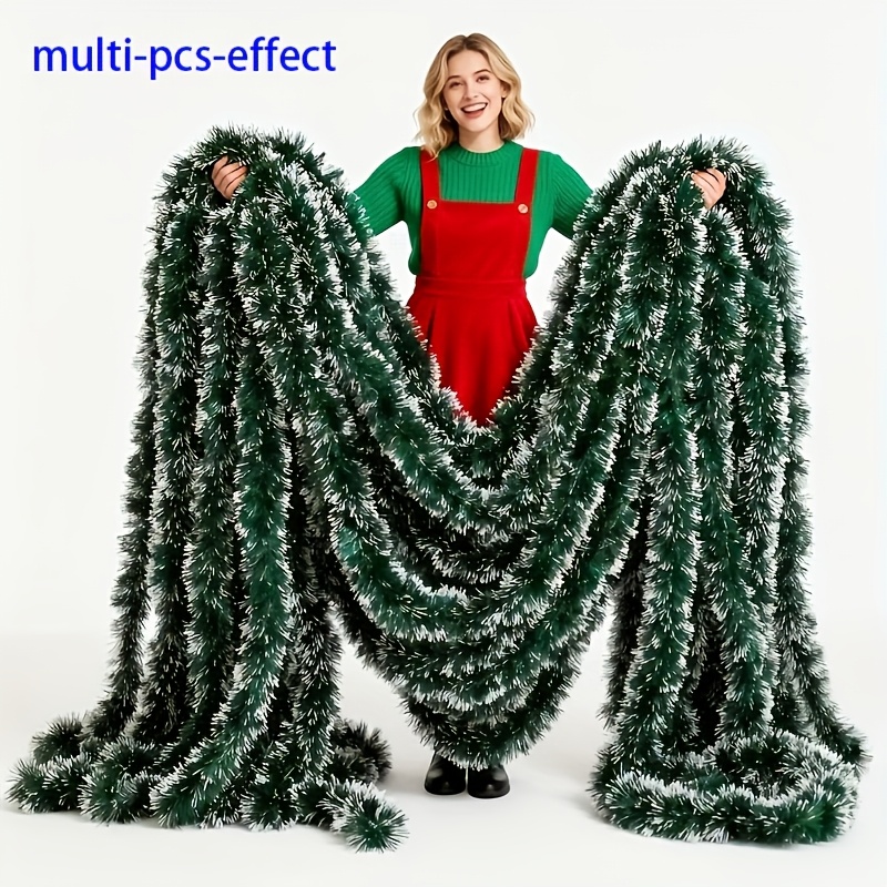 Tinsel Garland Decoration - Ghirlanda natalizia in lamina metallica da