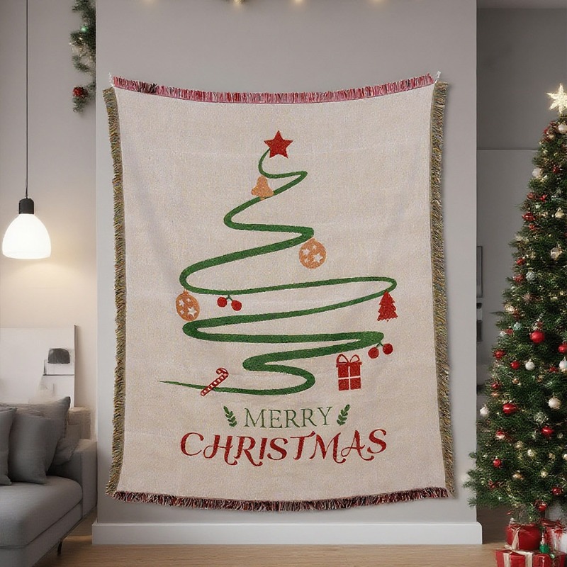 Nuova tenda da parete natalizi - Christmas Throw Blanket recensione e prezzo