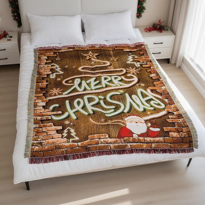 Nuova tenda da parete natalizi - Christmas Throw Blanket recensione e prezzo