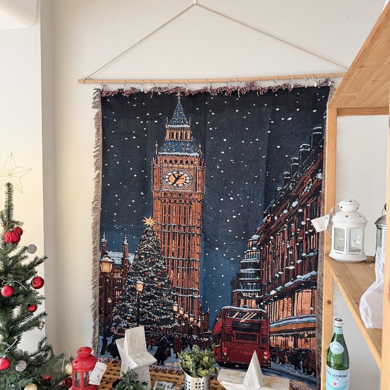Nuova tenda natalizia da paret - Christmas Throw Blanket recensione e prezzo