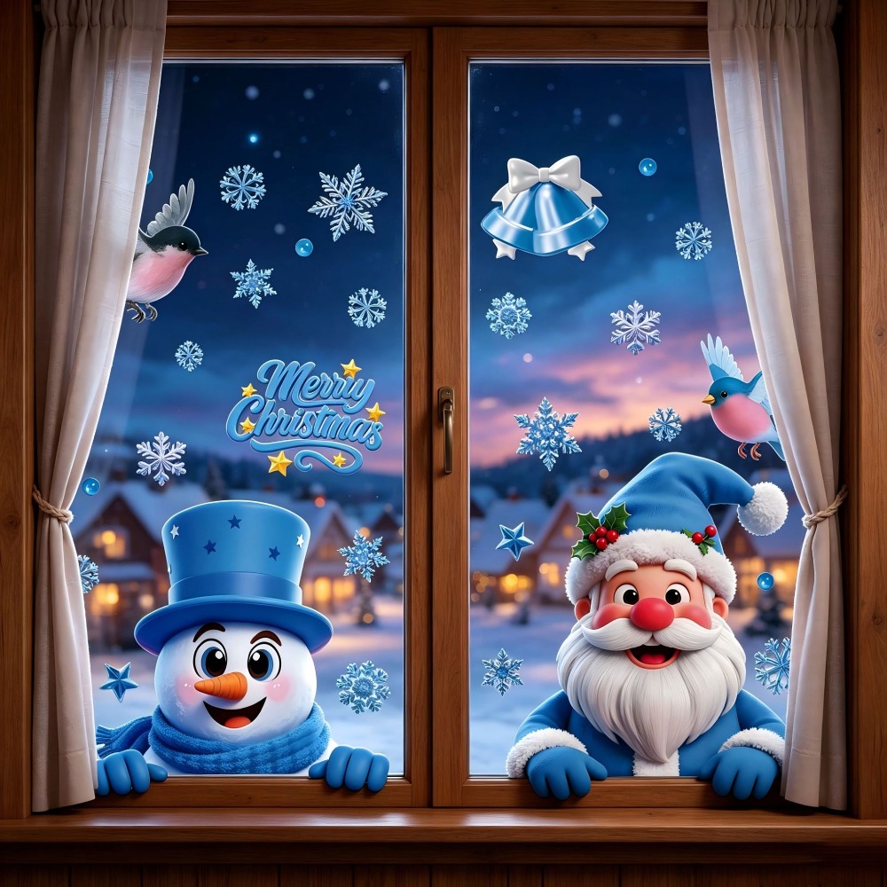 Adesivi Natalizi per Finestre, - Snowflake Window Decal recensione e prezzo
